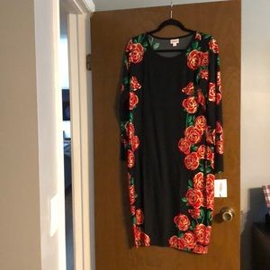 Elegant large unicorn Debbie black background